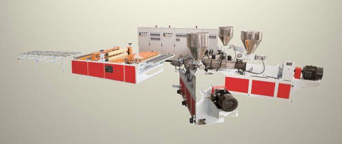 Linha de máquina de extrusão de perfis de PVC ASA 350 kg/h 0