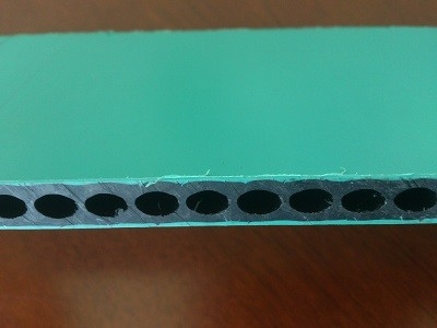 Da máquina oca da produção do perfil do polietileno dos PP linha de construção plástica da extrusão do molde dos PP