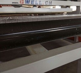 A máquina oca PP da folha do perfil do PE torna ôca a linha de produção da placa da construção