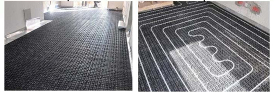 Linha de extrusão de módulos de aquecimento de piso radiantes de água quente de plástico 450 kg/h