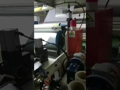 Dispositivo auxiliar para linha de extrusão de película solar: enrolador manual