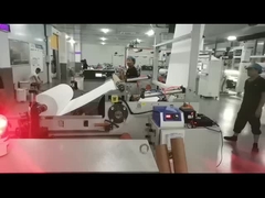 Dispositivo auxiliar para a linha de extrusão de película solar: Enrolador automático