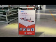 Linha de extrusão de modelos de construção em PP