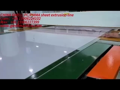 Tanta transparência e uniformidade PC / PMMA folha da linha de extrusão GWELL