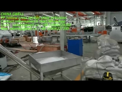 Linha de extrusão de placas de secção transversal oca de PP