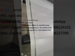 Boa uniformidade - linha de extrusão de folhas rígidas coloridas/transparentes de PVC