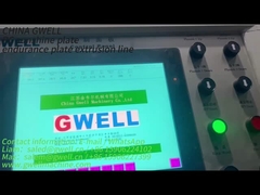 Máquina de extrusão de placas de resistência de placas de sol PC