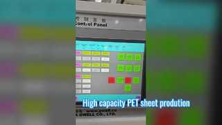 Linha de produção de folhas de PET de alta capacidade