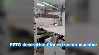 Linha de produção de filme decorativo PETG
