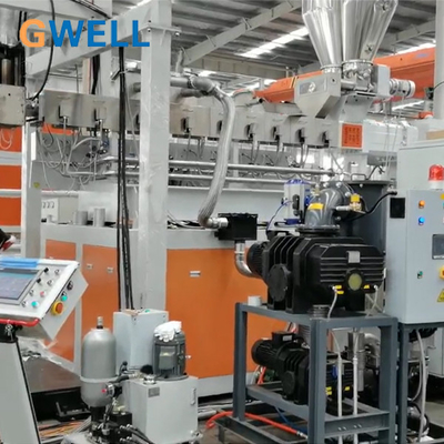 comprar Única folha acrílica do parafuso PMMA que faz a linha da extrusão da máquina online manufacture