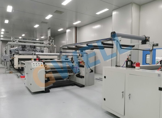 comprar Linha de extrusão de filme fundido EVA / POE para encapsulamento de painéis solares Velocidade máxima da linha 16m/S online manufacture