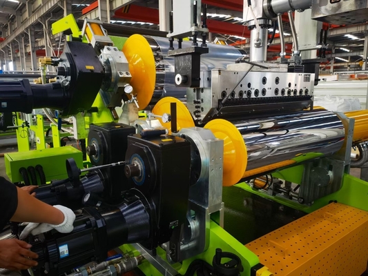 comprar Máquina de fabricação de folhas para recipientes de alimentos Máquina de extrusão de folhas de PP Extrusora Linha de produção de folhas blister de PP online manufacture