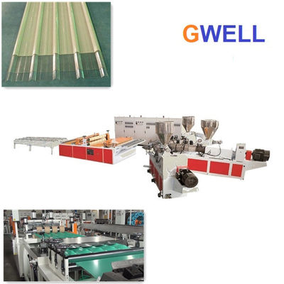 comprar Linha vitrificada ASA Co Extrusion Machine da extrusão da placa do telhado do PVC da telha da resina sintética online manufacture