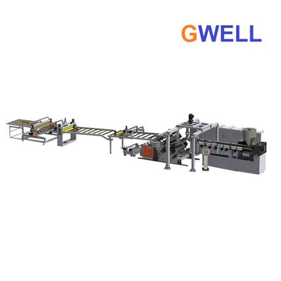comprar Linha de extrusão de painéis de gabinete PVDF de PP PE ABS 600kg/H 1000 - 2000mm Largura online manufacture
