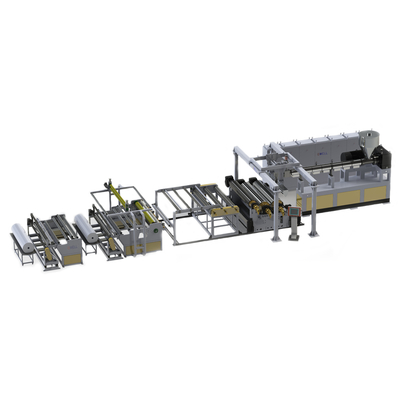 comprar Transparente branco gravado do módulo solar de EVA Film Extrusion Line For semi online manufacture