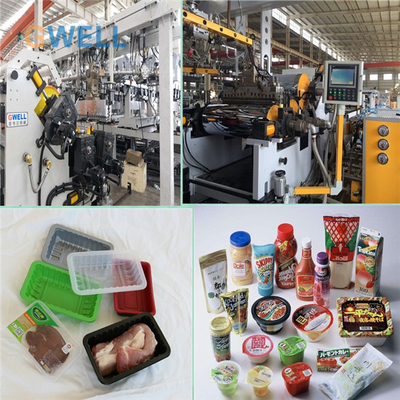 comprar Máquina de coextrusão de folhas de embalagem de alimentos de três camadas de PP PS PET 800 - 1600 mm Largura 300-1500 kg/h Capacidade online manufacture